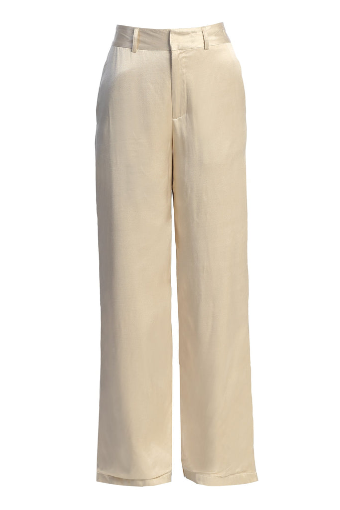 Champagne Ever After Satin Trousers