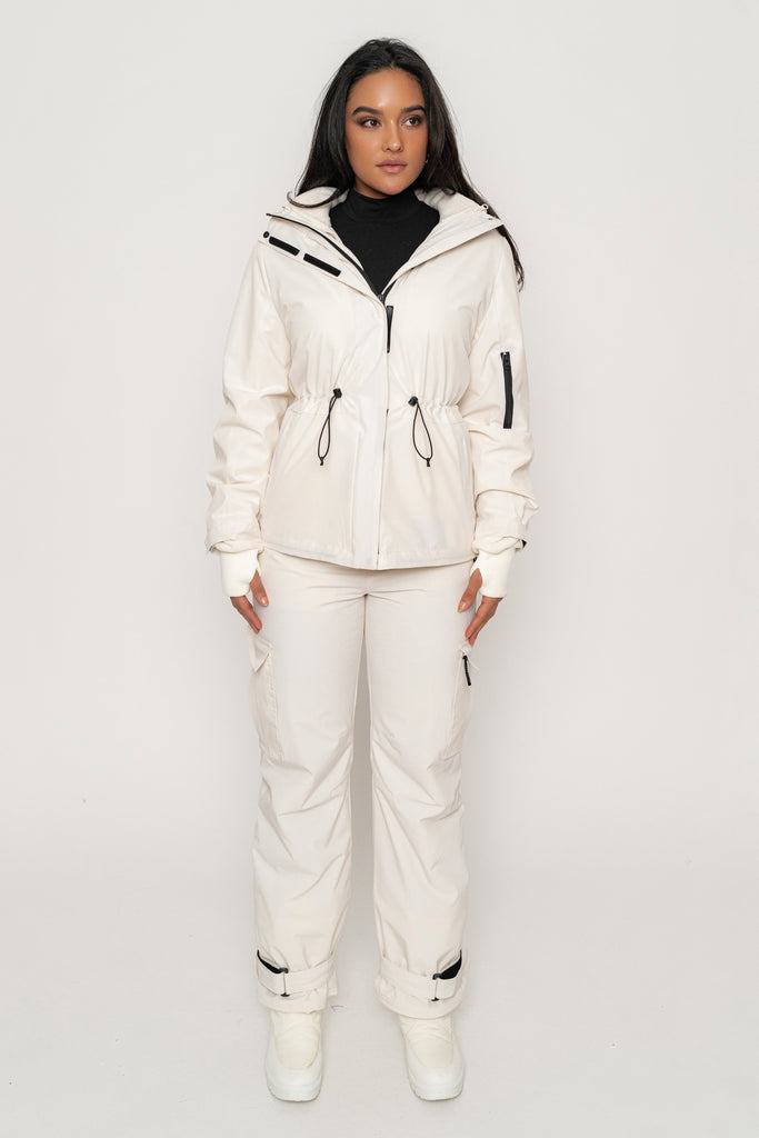 Ivory Snowfall Ski Pants