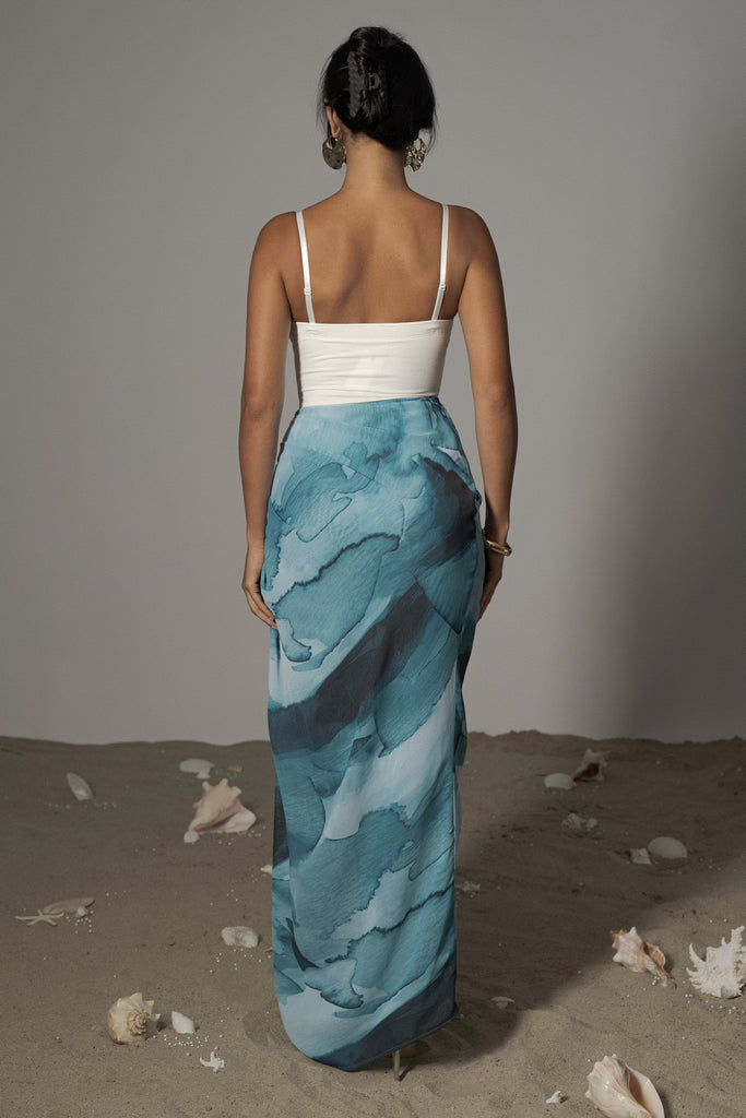 Blue Print Noelia Printed Skirt