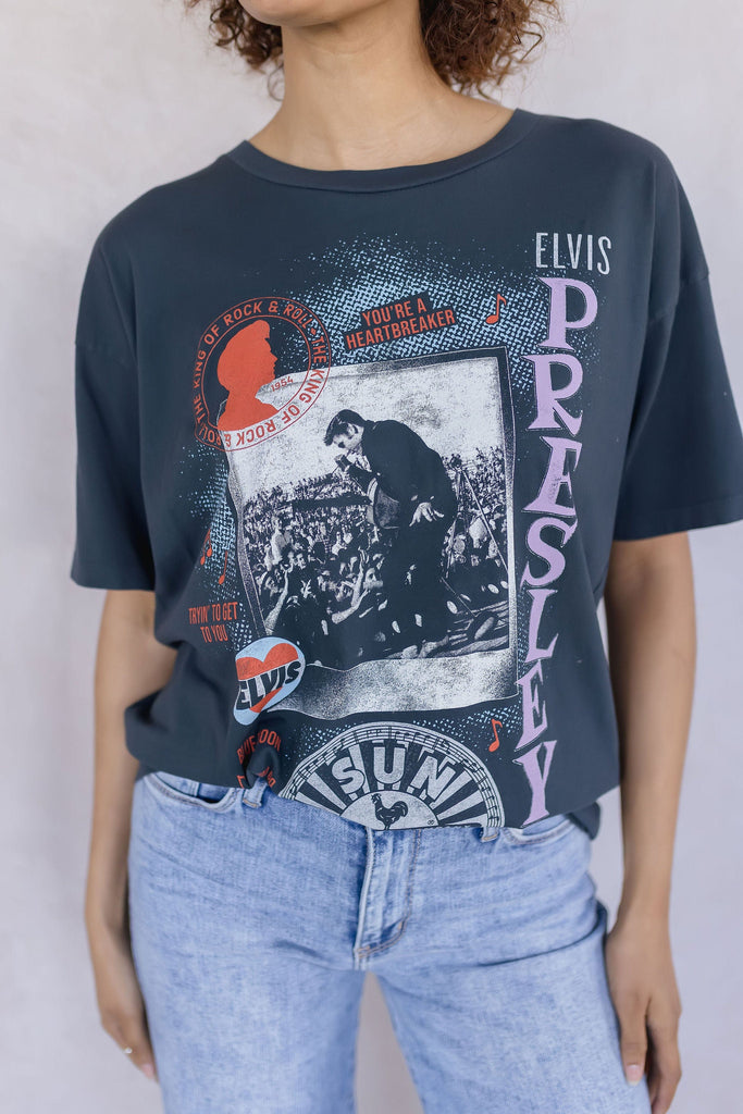 Sun Records X Elvis Polaroid Collage Merch Tee